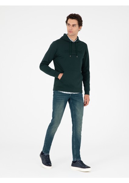 Erkek Zümrüt Sweatshirt 50294024-VR055