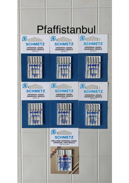 Standart & Çift Iğne Seti 7'li