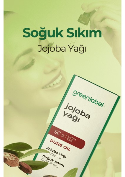 Jojoba Yağı Soğuk Sıkım %100 Doğal Ve Saf 20ml modelleri