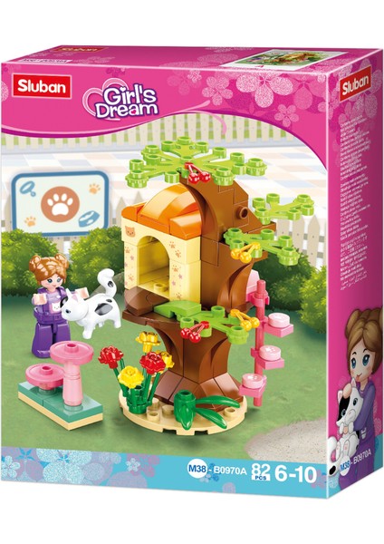 Girls Dream Kedi Evi 82 Parça