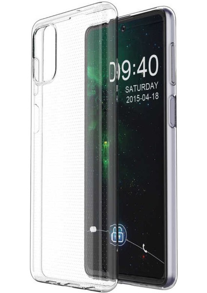 - Samsung Galaxy M51 - Kılıf Şeffaf Soft Slim Fitt Süper Silikon Kapak