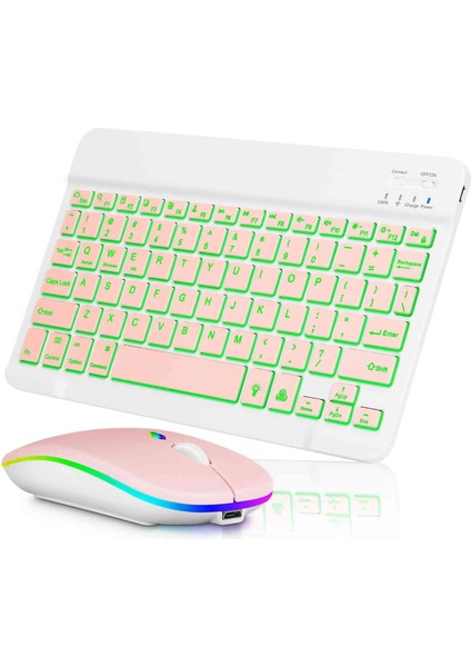 Honor Pad 8 Rgb Işıklı (7 Renkli) Bluetooth & Wireless Türkçe Klavye Mouse Seti Design By Newface