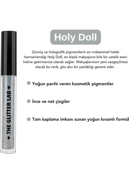 Simli Likit Eyeliner | Dazzling Liner – Holy Doll