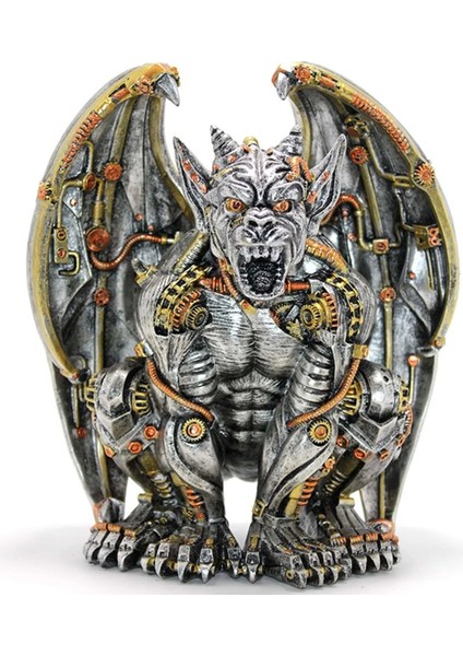 Ejderha Steampunk Canavar Biblo Polyester Heykel Steampunk Şık Tasarım Güç modelleri