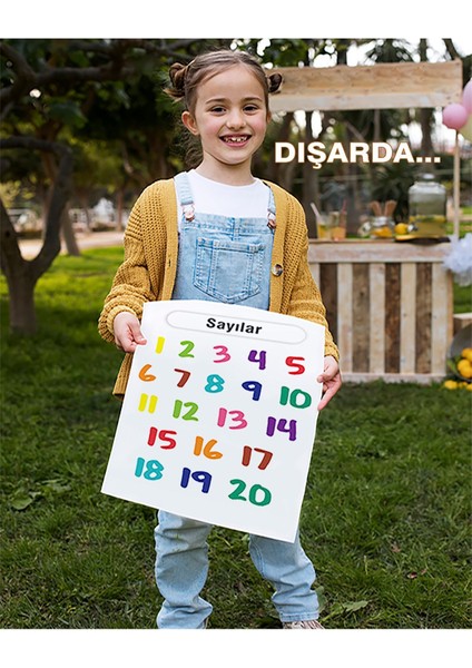 Türkçe Okul Öncesi - Ilköğretim Çocuk Eğitim Seti-1 Pvc Laminasyonlu 4'lü Poster 30X42 cm modelleri