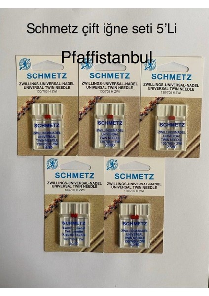 Çift Iğne Seti 5'li
