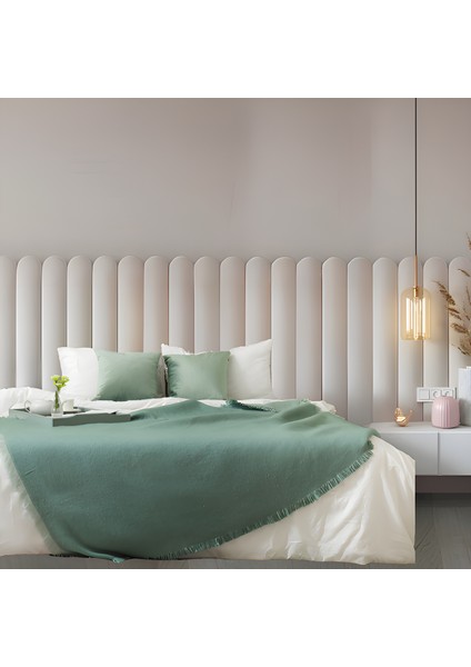 Yatak Başlığı, Yatak Odası Duvar Paneli, Yatak Odası Dekoru, Yatak Odası Dekoratif Duvar Süsü, Modern Yatak Başlığı, Renkli Döşemeli Duvar Paneli