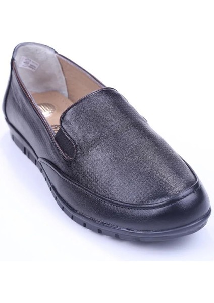 M139 Siyah Termo Taban Günlük Anne Ayakkabısı