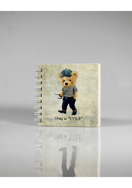 Teddy Bear Spiralli Not Defter