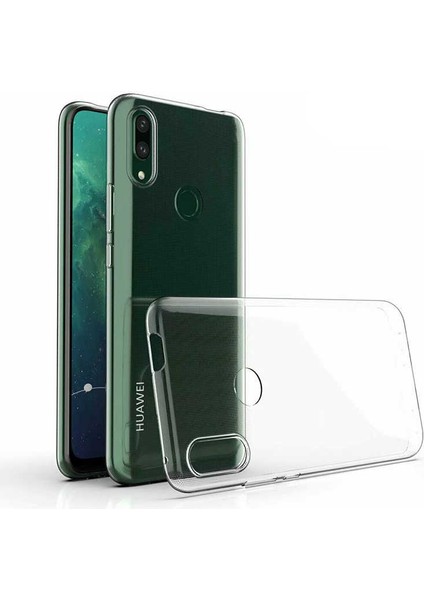 - Huawei P Smart Z - Kılıf Şeffaf Soft Slim Fitt Süper Silikon Kapak