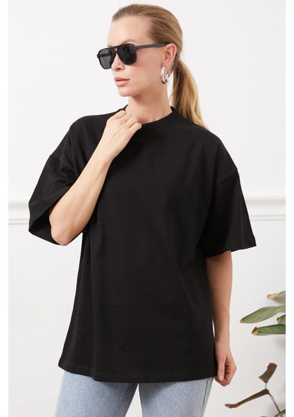 Baskısız Oversize T-Shirt indirimleri