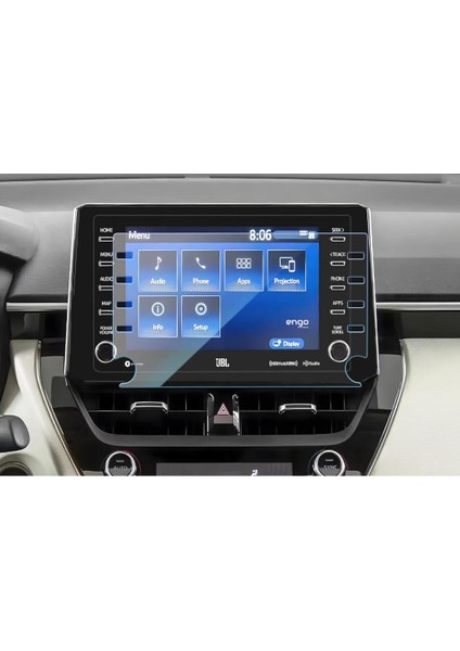 Toyota Corolla 8 Inç Mat Ekran Koruyucu Multimedya 2020-2021 modelleri