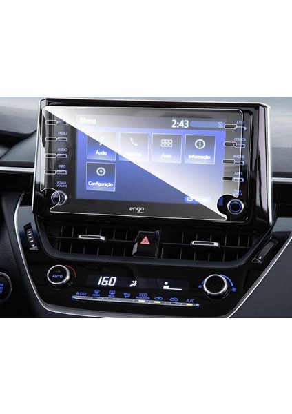 Toyota Corolla 8 Inç Mat Ekran Koruyucu Multimedya 2020-2021 indirimleri