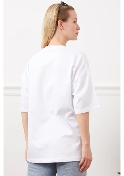 Baskısız Oversize T-Shirt