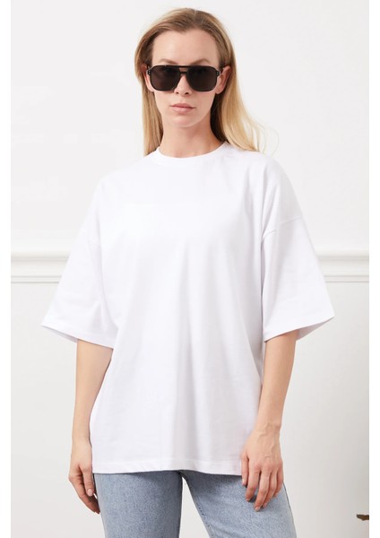 Baskısız Oversize T-Shirt modelleri