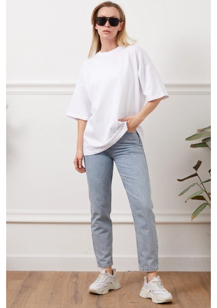 Baskısız Oversize T-Shirt fırsatları