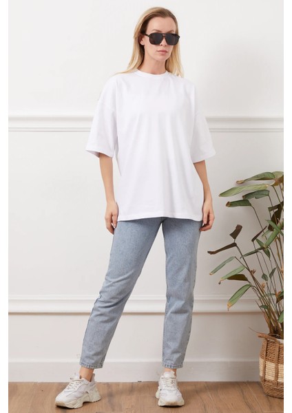 Baskısız Oversize T-Shirt indirimleri