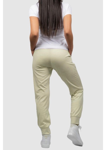 Sportswear Essential Standart Fit Jersy Pants Ince Rahat Kalıp Krem Eşofman Altı fiyatları