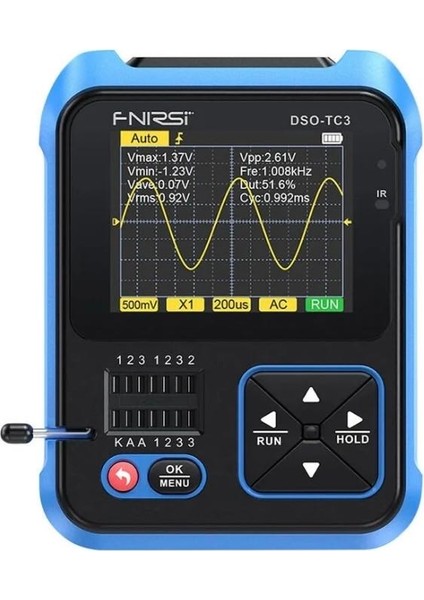 Fnırsı Dso-Tc3 El Tipi Dijital Osiloskop Transistör Test Cihazı Fonksiyol Sinyal Jeneratörü