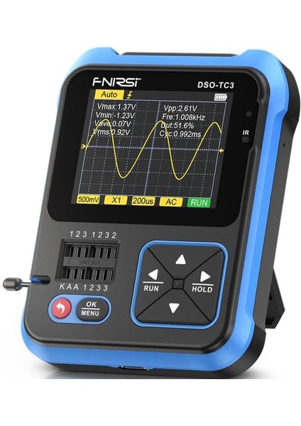 Fnırsı Dso-Tc3 El Tipi Dijital Osiloskop Transistör Test Cihazı Fonksiyol Sinyal Jeneratörü