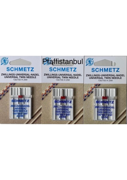 Çift Iğne Seti 3'lü