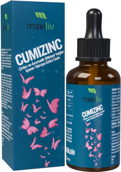 Cumizinc - Çinko Ve Aromatik Bitkisel Yağlar Içeren Damla 30ml
