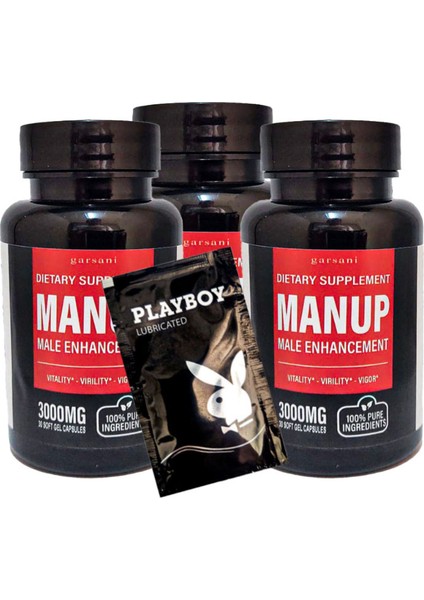 Jel + Manup Soft Gel Formunda Erkeklere Özel Destekleyici Takviye 30'lu x 3 adet