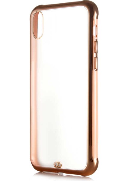 - Apple iPhone Xs Max 6.5 - Kılıf Koruyucu Voit Clear Tatlı Sert Silikon Kapak - Pembe