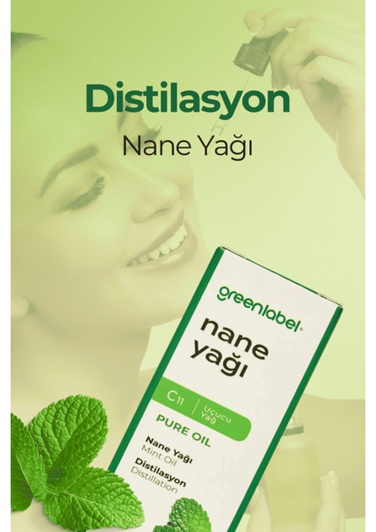 Green Label Nane Yağı 20 Ml.