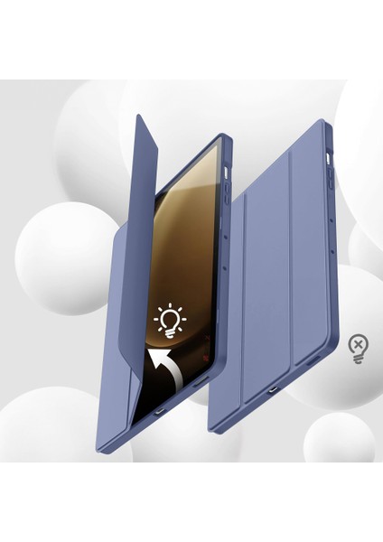 Samsung Galaxy Tab S9 Fe Plus X610 12.4 Inç Kılıf Premium Silikon Kalem Bölmeli Smart Case fırsatları