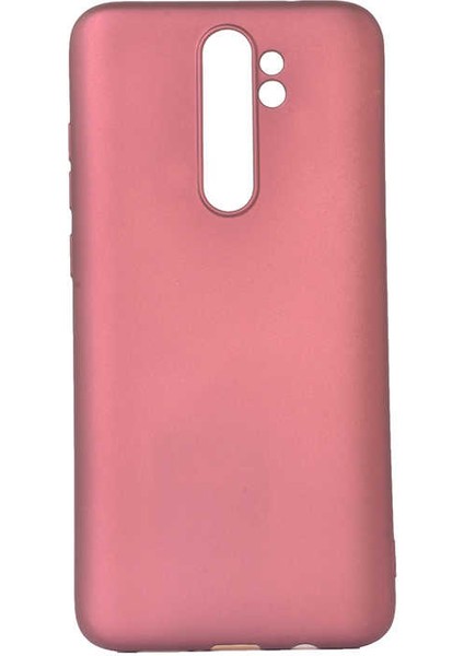 - Xiaomi Redmi Note 8 Pro - Kılıf Mat Soft Premier Silikon Kapak - Rose Gold