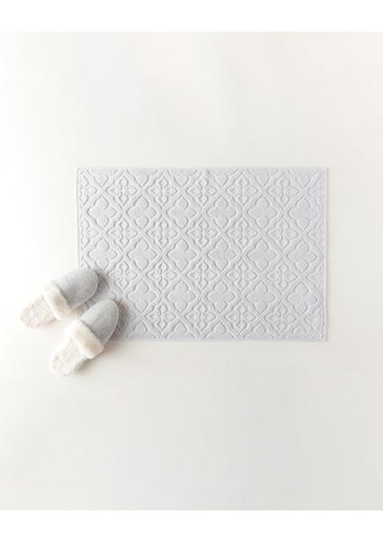 Rachel Pamuk Ayak Havlusu - Gri - 50X70 cm fırsatları