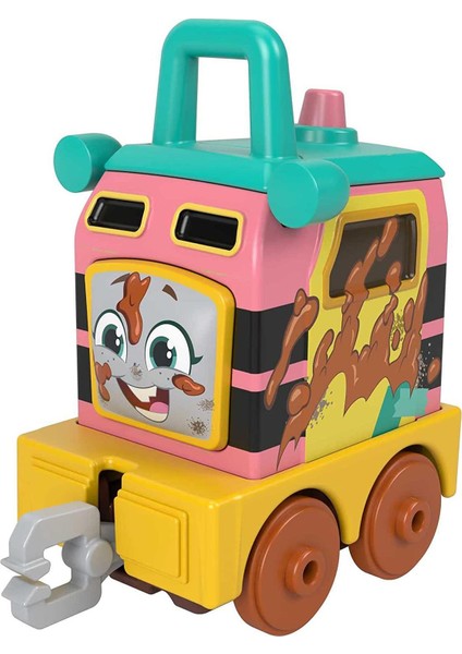 Orjinal Thomas ve Arkadaşları Pilli Motorlu Büyük Trenler Vinç Grue Fisher Price Thomas Pilli Motorlu Tren fırsatları
