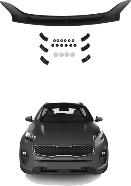 Kia Sportage Uyumlu 2016-2021 Abs Kaput Rüzgarlığı