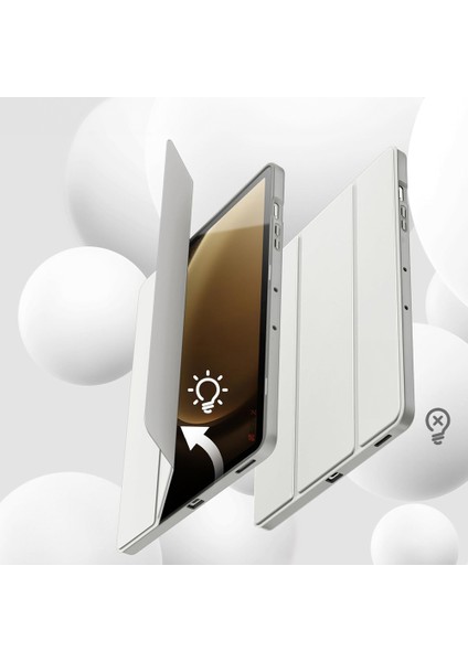 Samsung Galaxy Tab S9 Plus X810 12.4 Inç Kılıf Premium Silikon Kalem Bölmeli Smart Case fırsatları