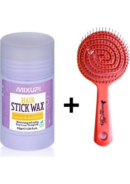 Hair Stick Wax 35 gr Nascita 3D Flexi Kontrol Açma Tarama Saç Fırçası