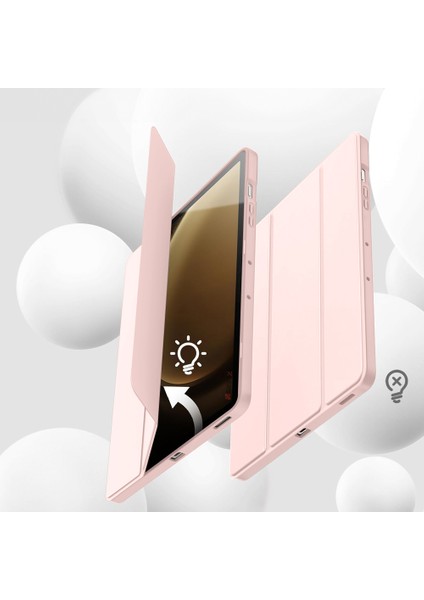 Samsung Galaxy Tab S9 Plus X810 12.4 Inç Kılıf Premium Silikon Kalem Bölmeli Smart Case fırsatları