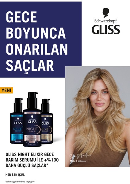 Night Elixir Onarıcı Gece Saç Bakım Serumu