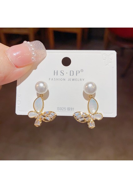 Satisfactionpopüler 925 Gümüş Iğne Küpe Klasik Geometrik Uzun Püskül Küpe (Yurt Dışından)