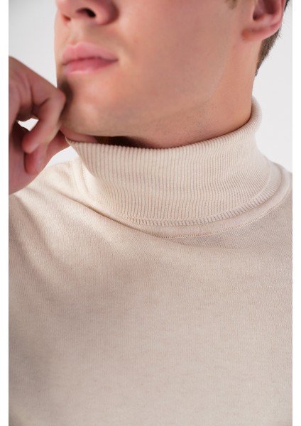 Erkek Kemik %100 Pamuk Balıkçı Yaka Triko Kazak TRIST-1105 indirimleri