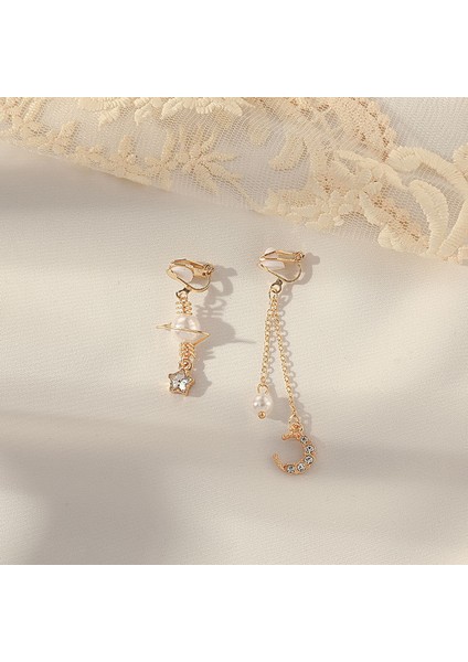 Satisfactionkadınlar Için Yeni Çok Yönlü Kulak Klipsi, Sevimli, Modaya Uygun ve Kişiselleştirilmiş Delinmeyen Küpeler, Retro Mizaç Küpeleri (Yurt Dışından)