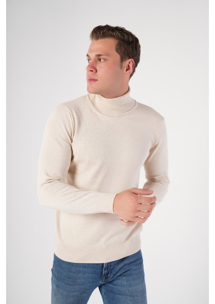 Erkek Kemik %100 Pamuk Balıkçı Yaka Triko Kazak TRIST-1105 modelleri