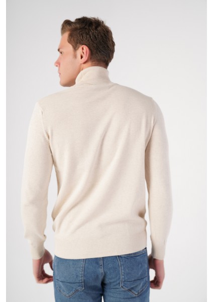 Erkek Kemik %100 Pamuk Balıkçı Yaka Triko Kazak TRIST-1105 fırsatları