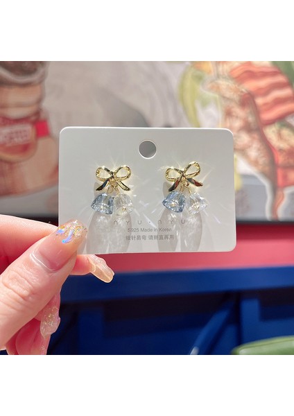 Satisfactiongümüş Iğne Seti Kedi Gözü Küpeler, Üst Düzey, Modaya Uygun ve Çok Yönlü, Hafif Lüks Küpeler, Sade ve Zarif Zirkon Küpeler (Yurt Dışından)