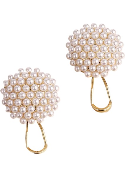 Satisfactionkadınlar Için Yeni Mizaç Moda Geometrik Saplama Küpeler 925 Gümüş Iğne Basit Işık Lüks Küpe (Yurt Dışından)