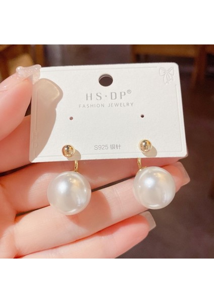 Satisfactionpopüler 925 Gümüş Iğne Küpe Klasik Geometrik Uzun Püskül Küpe (Yurt Dışından)