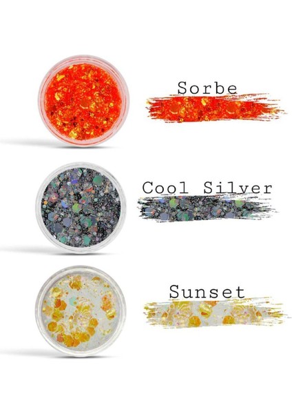 Beautiful Trio - Glitter Set