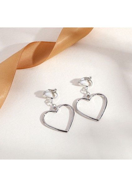 Satisfactiondelici Olmadan Üçgen Püskül Kulak Klipsi, Üst Düzey Niş Edebi Retro Bayan Kulak Asılı Hafif Lüks Yüksek Kaliteli Küpeler (Yurt Dışından)