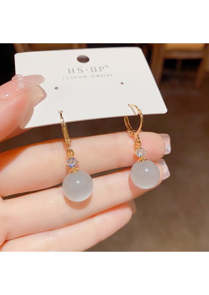 Satisfactionpopüler 925 Gümüş Iğne Küpe Klasik Geometrik Uzun Püskül Küpe (Yurt Dışından)