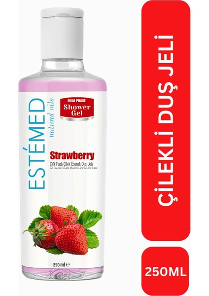 Kuru Ciltler İçin Nemlendirici Etkili Çilekli Duş Jeli & Moisturizing Shower Gel 250 ml